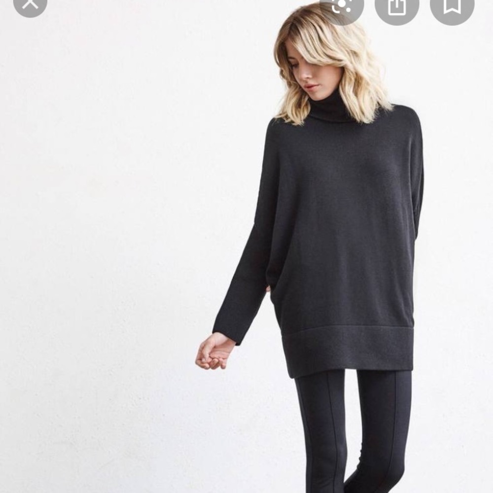 Vetta Oversized Sweater Black Size Small